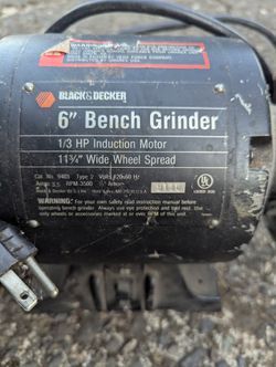 Black & Decker 6" Bench Grinder