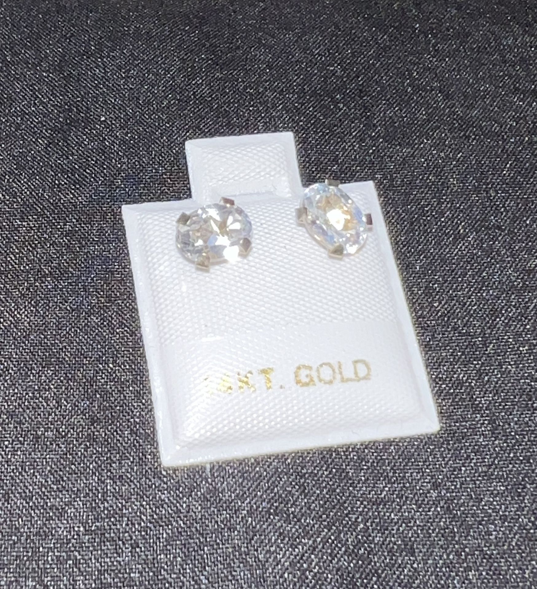 Moissanite Diamond Stud Earrings