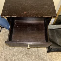 Winsome Eugene Accent Table, 18.90"W x 14.96"D x 25"H, Espresso