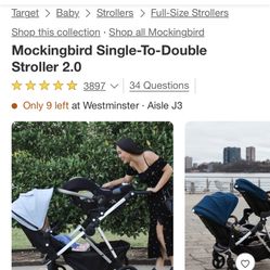 Mockingbird Stroller -2in1 