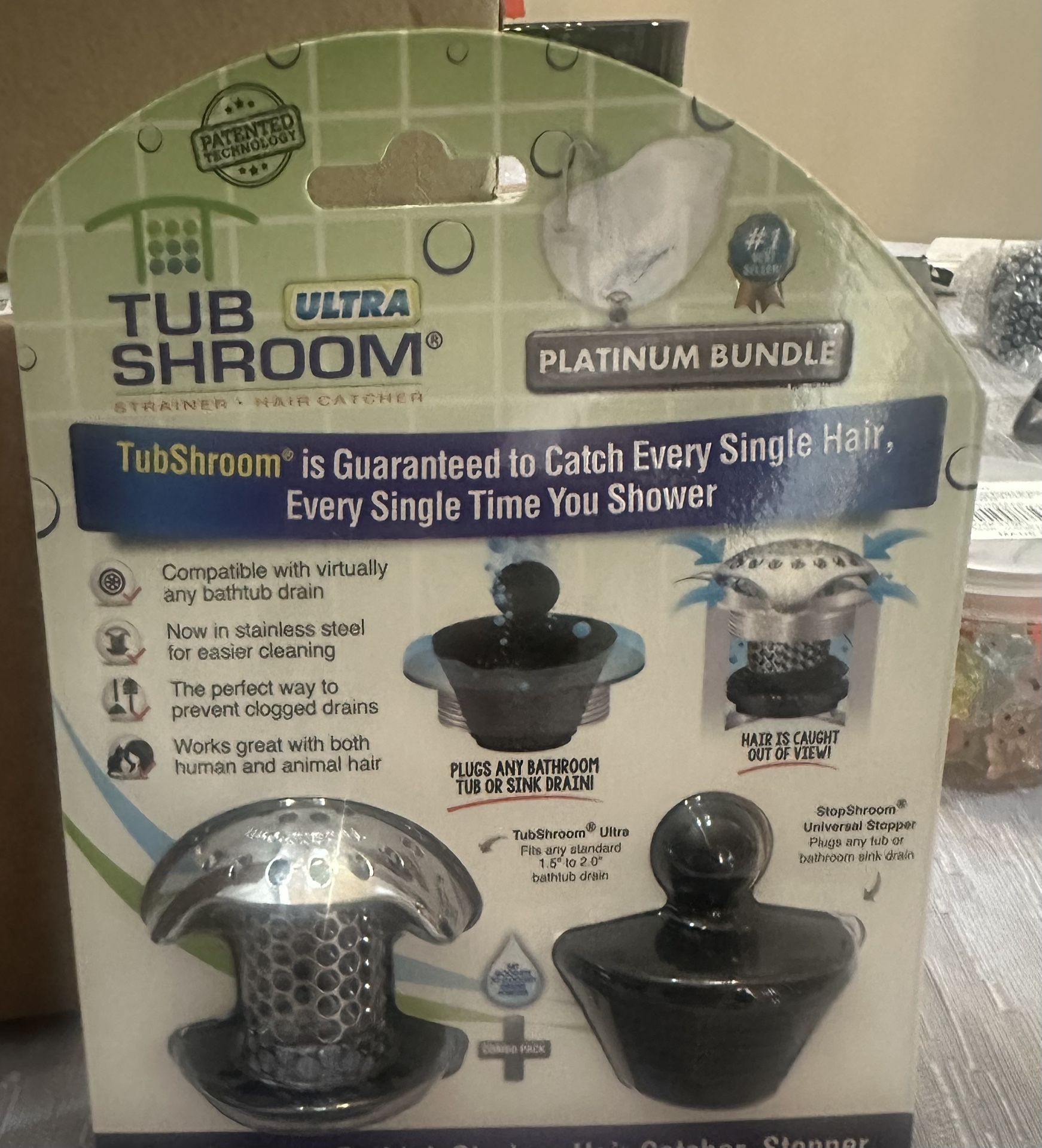 Revolutionary  Bathtub Strainer Hair Catcher 2 Available