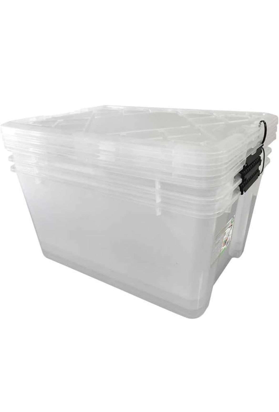 Transparent Storage Containers/See Through Plastic Totes
