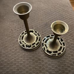Cute vintage candlestick holders