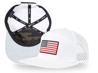 New Top Ex UvCoolix™ Flat Bill Golf Cap Water Resistant Breathable Snapback Cooling Sweatband Golf Hat ⛳️🏌🏻‍♂️