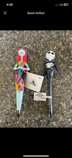 Jack Skellington And Sally Pen Set New