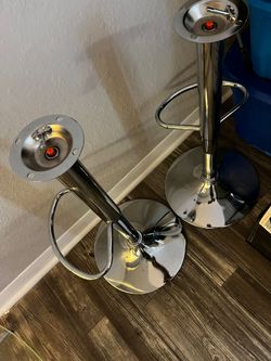 2 Bar Stool Square Counter Height Stool