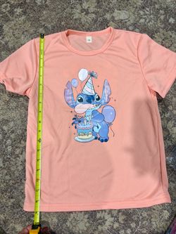 Kids Stitch Birthday Graphic T-Shirt Size 6-7