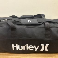 Hurley Black Gym Duffel Bag