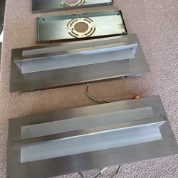 Two exterior lights, LED