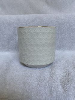 Glossy Ceramic Textured Small Plant Pot