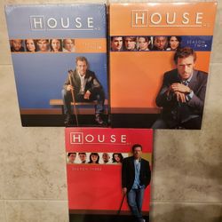 House DVD Seasons 1, 2 & 3