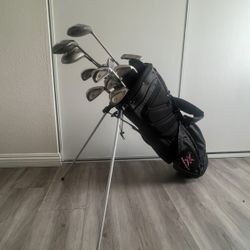 Golf Clubs And Bag 
