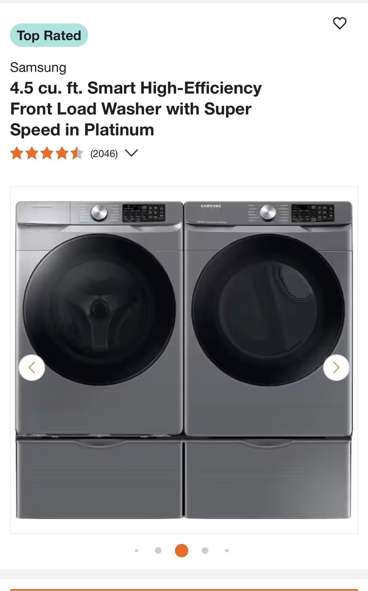 Samsung Washer/Dryer Set