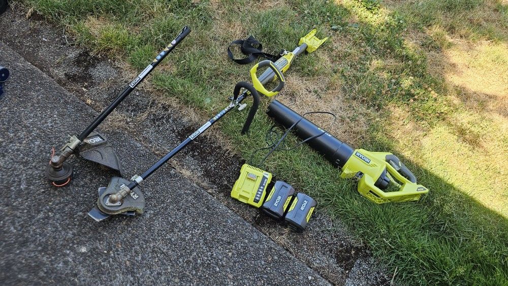 RYOBI 40V Jet Fan & Expand-It Trimmer + Bushwacker