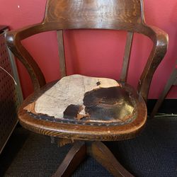 Antique Johnson Chair Company Bankers Chair