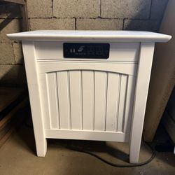 nightstand / side table with a built-in charging station