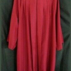 Red Jostens BDG Collection Graduation Cap and Gown 4’ 10” - 5’ 00”