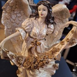 Vintage Resin Angel Of Peace