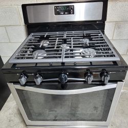 Stove Range Gas Whirlpool 5 Burners
