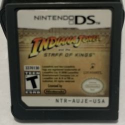 Indiana Jones and the Staff of Kings (Nintendo DS, 2009) 3ds 2ds Lite DSi