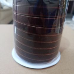 Abbaoww 50 Yards Vintage Brown Velvet Ribbon 3/8 Inch