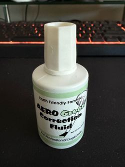 AeroGreen Profession Logbook Correction Fluid for Pilots