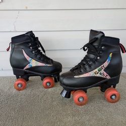 Voko Rainbow Flashing Lights Roller Skates Size 37 (6.5) women’s