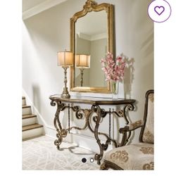 Sovereign 68'' Glass Top Console Table