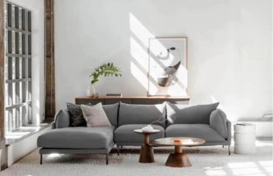 Brand New Moes Home Charcoal Jamara Sectional