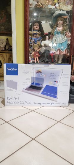 Worky 15-in-1 The Home Office Portable Multifunction Workstation Desk
