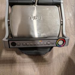 T-fal OptiGrill 8356S1 4-Serving Electric Indoor Grill - Like New / Super Clean