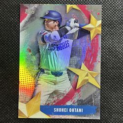 2025 Topps Refractor Stars Of The MLB Shohei Ohtani Los Angeles Dodgers🔥🔥🔥