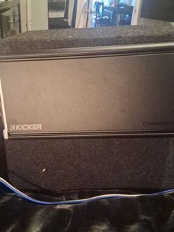 Kicker amp 1800.1 watts mono class D and skar audio sub
