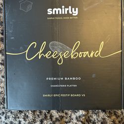 NEW Smirly Bamboo Charcuterie Cheeseboard  