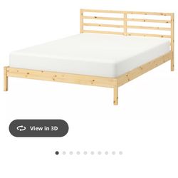 full pine bed frame 