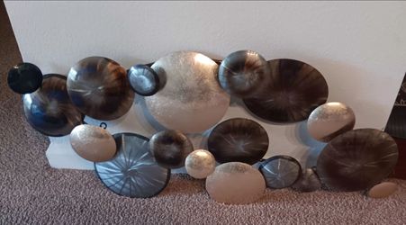 metal sculpture wall decor
