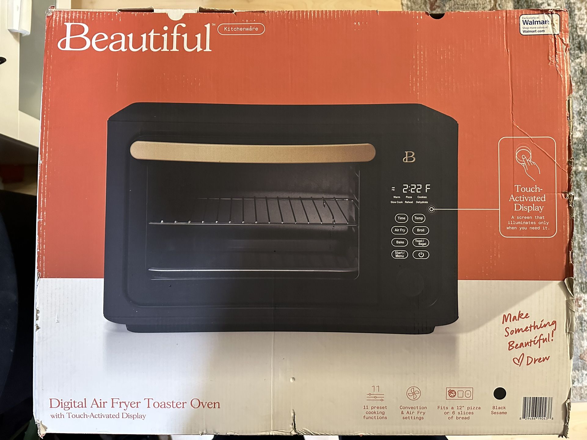 6 Slice Touchscreen Air Fryer Toaster Oven