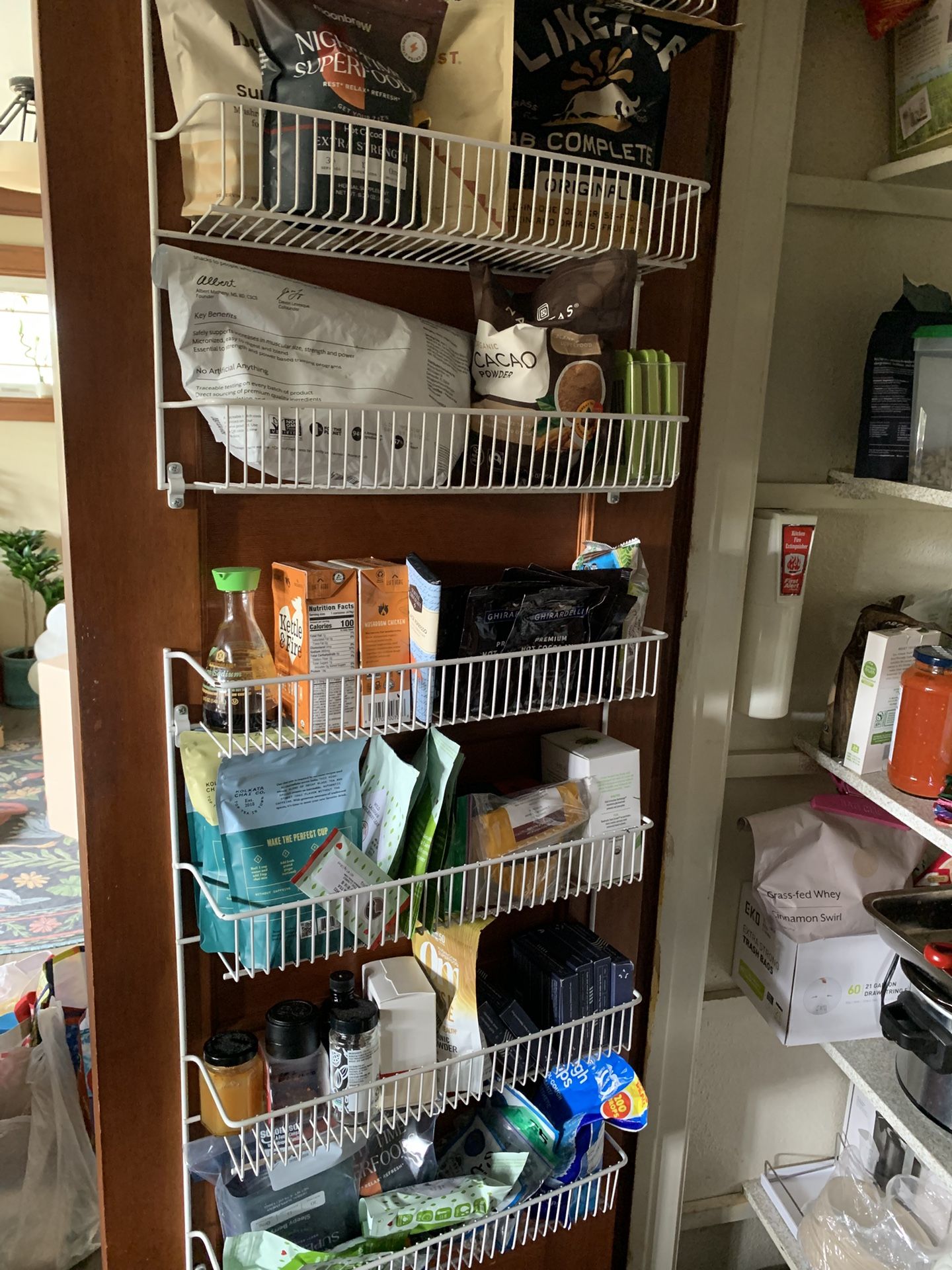 Behind Pantry Door Storage