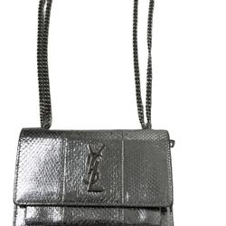 Yves Saint Laurent-Sunset Snakeskin Crossbody
