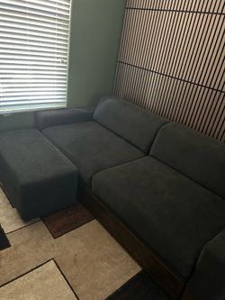 Sofa/twin trundle bed