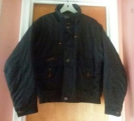 John Weitz Mens Black Bomber Jacket - Size M