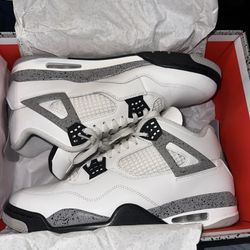 Air Jordan 4 White Cement  size 14
