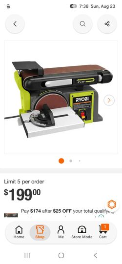 Ryobi Belt and Disc Sander