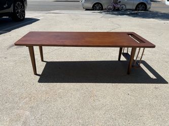 Mid-Century Modern Style  Walnut Coffee Table