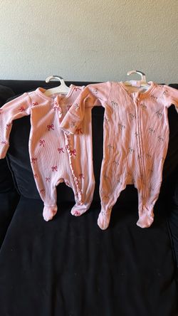 0-3 month baby girl sleepers