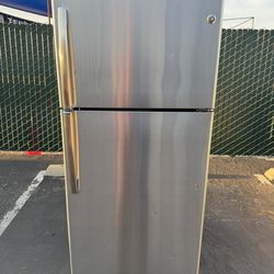 GE Apartment Size Refrigerator Stainless Steel