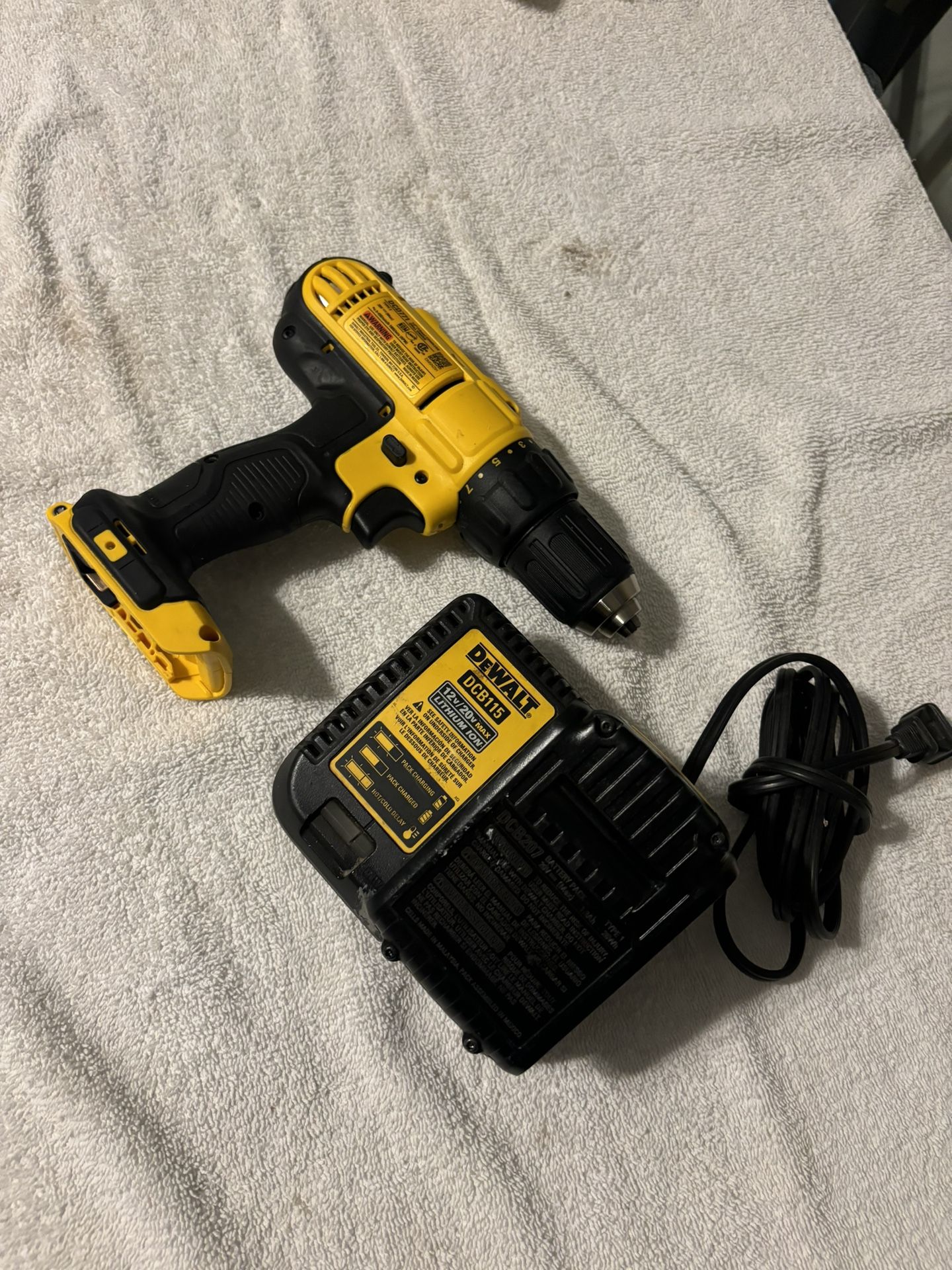 Dewalt Drill Battery N Charger