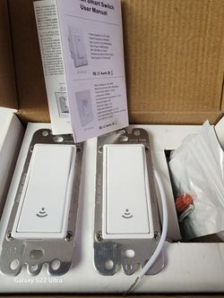 Set of 2 new in wall smart switch