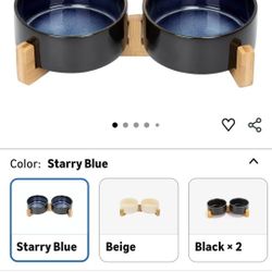 Ceramic Pet Bowl Set