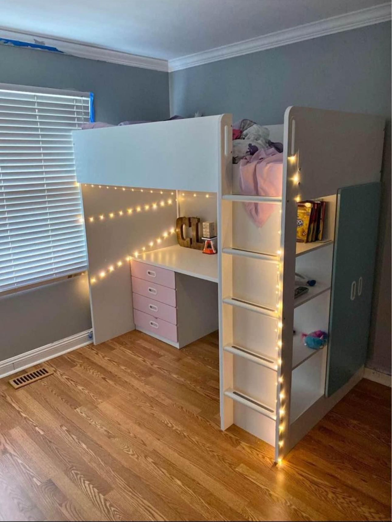 Ikea Bunk Bed With Desk And Waredrobe